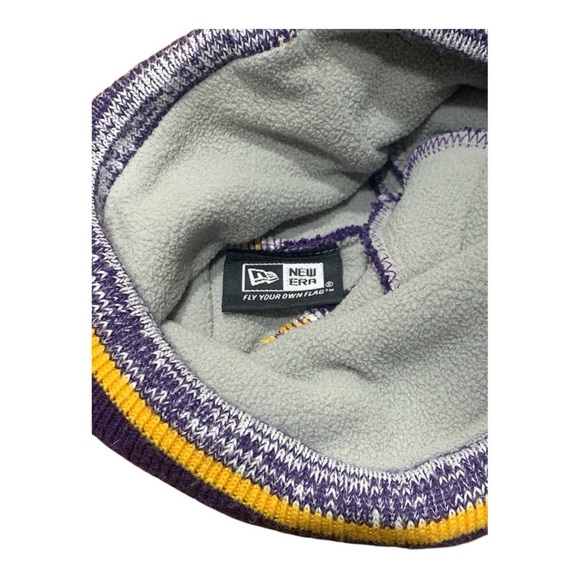 New Era LSU Striped Logo Beanie - Picture 3 of 3